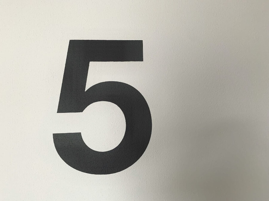 数字の5