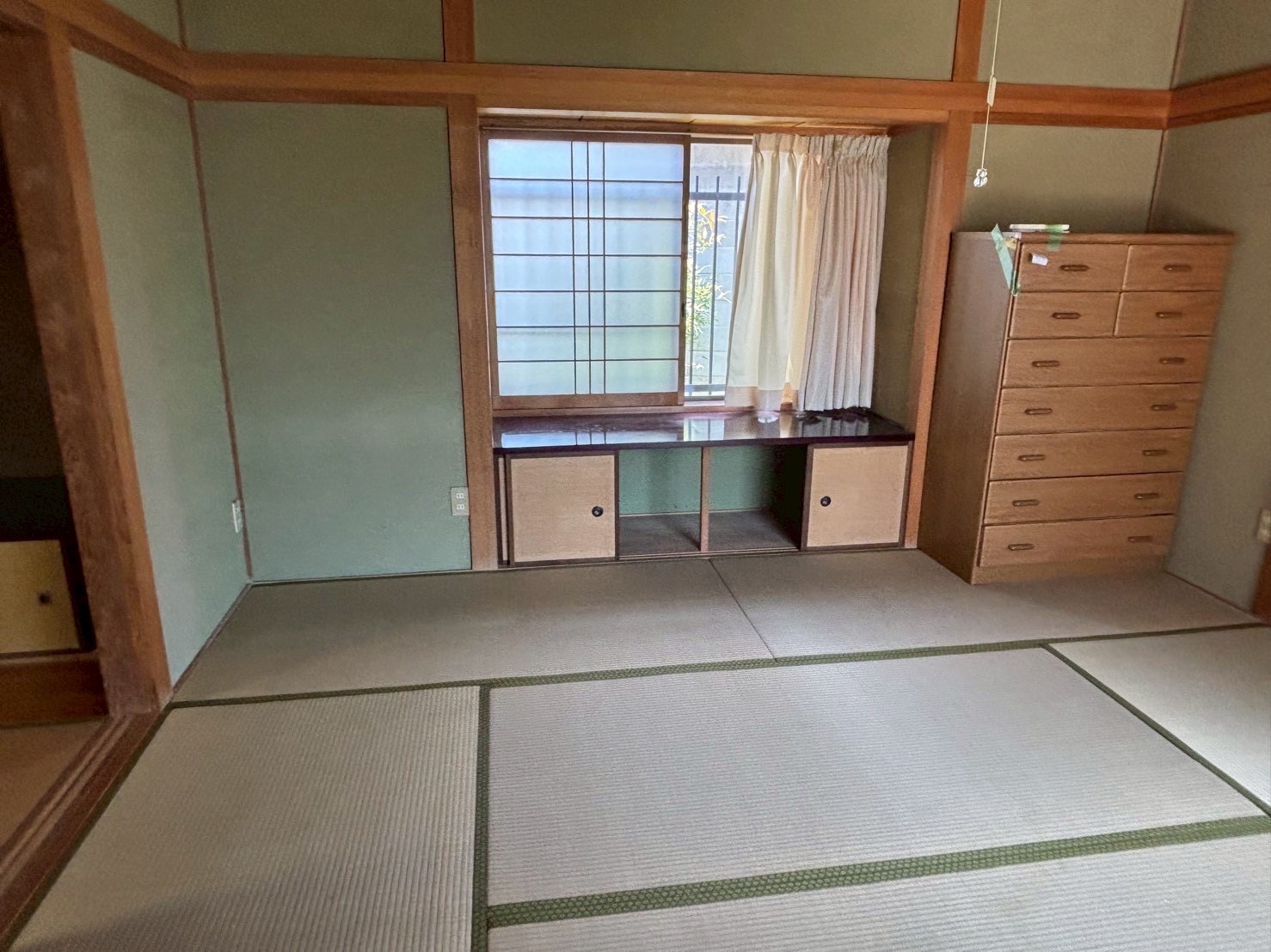 作業後の和室の様子