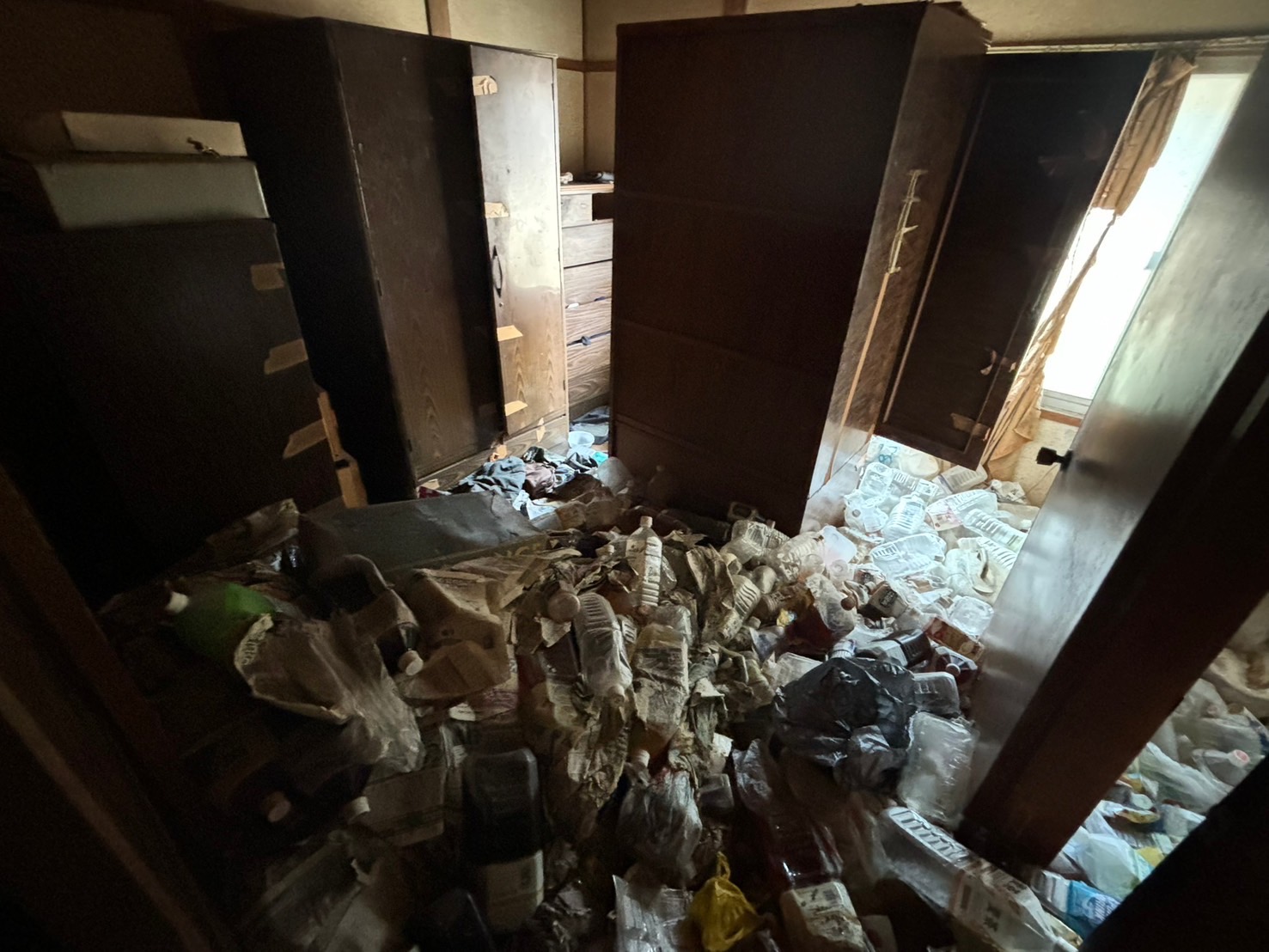 ゴミ屋敷片付け前の状態
