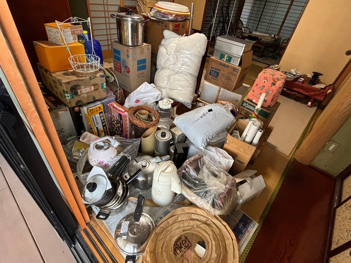 遺品整理前