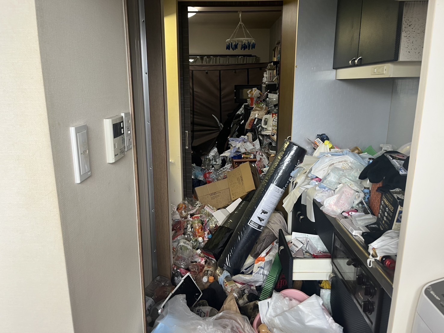 ゴミ屋敷片付け前