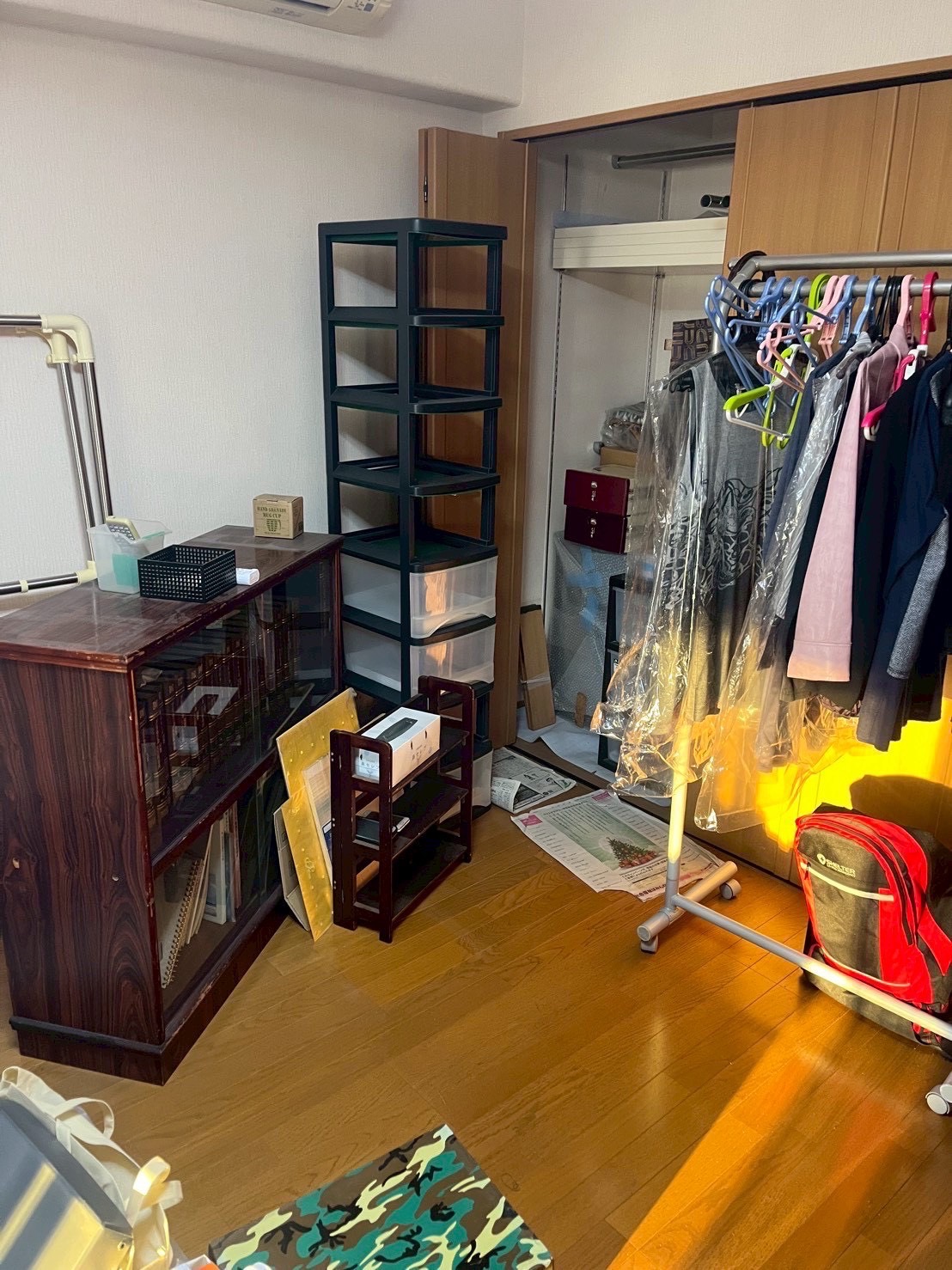 遺品整理前の部屋
