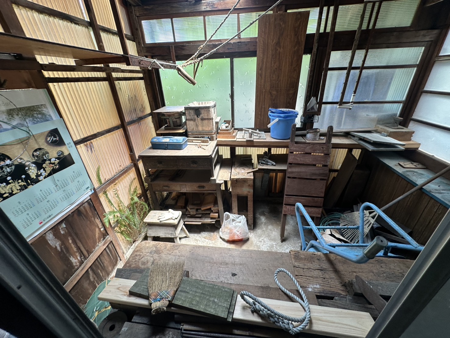 納屋の整理の実例写真
