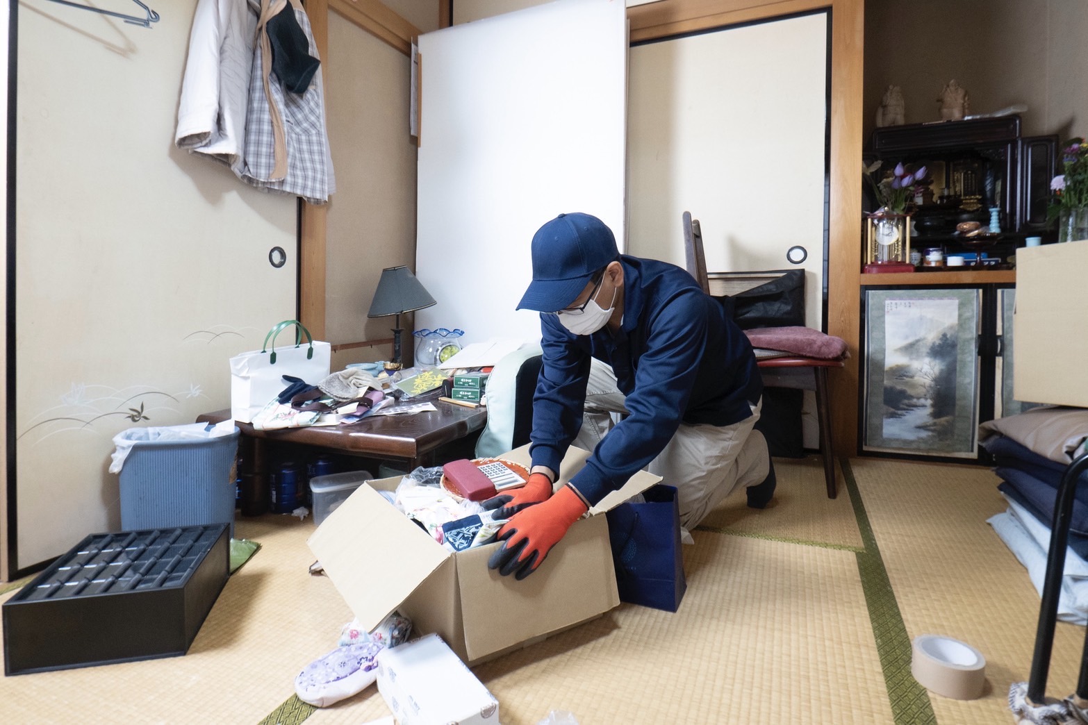 作業の様子