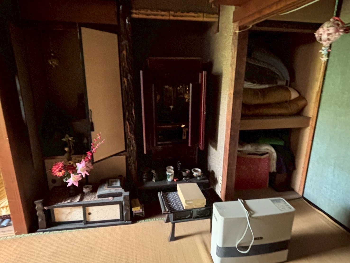 作業前の和室