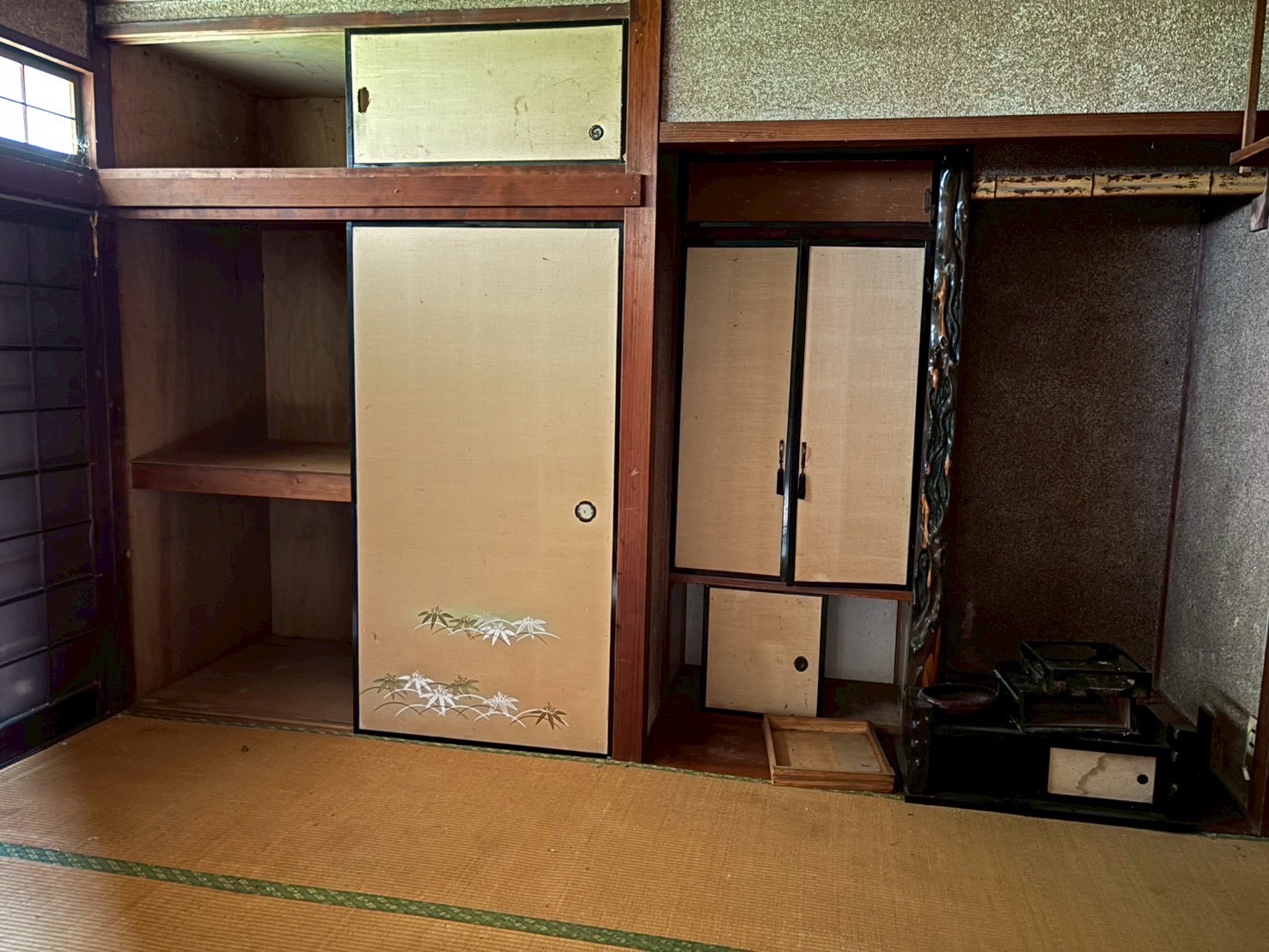 作業後の和室